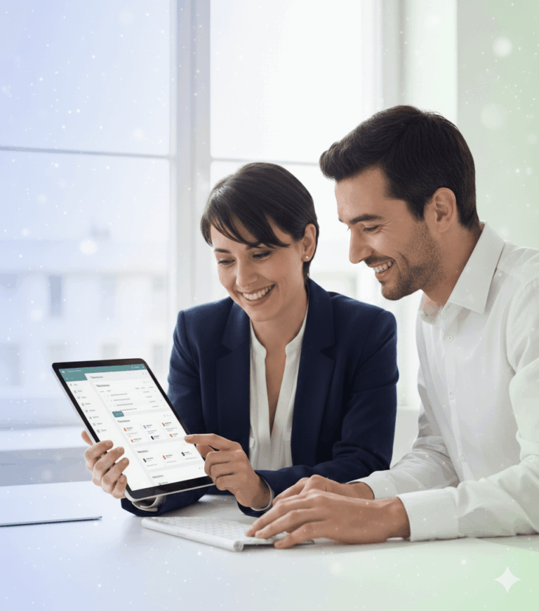 Empresarios felices con sus resultados